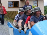 Rasante Fahrt im Sommerbob