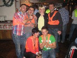 Team Orange mit David, Marcel, Denise, Sven, Josi und Felix