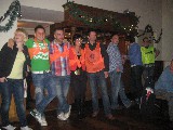 Team Orange an der Bar