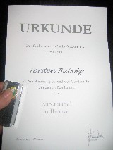 Die Urkunde von Thorsten